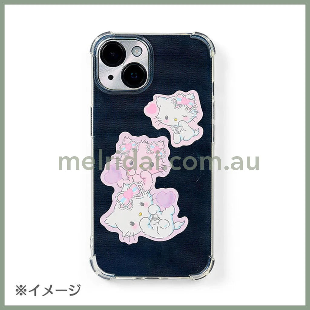 Sanrio | Charmmy Kitty Sticker Set 12×9.5×11Cm (Heisei-Born Character Fluffy Heart)