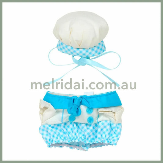 SANRIO | Chef Uniform Light Blue Dress-up Clothes S 100×10×60mm (Pitatto Friends)