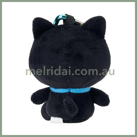 SANRIO | Chococat Plush Mini Mascot Holder with Heart Carabiner Bag Charm 6×4×10cm