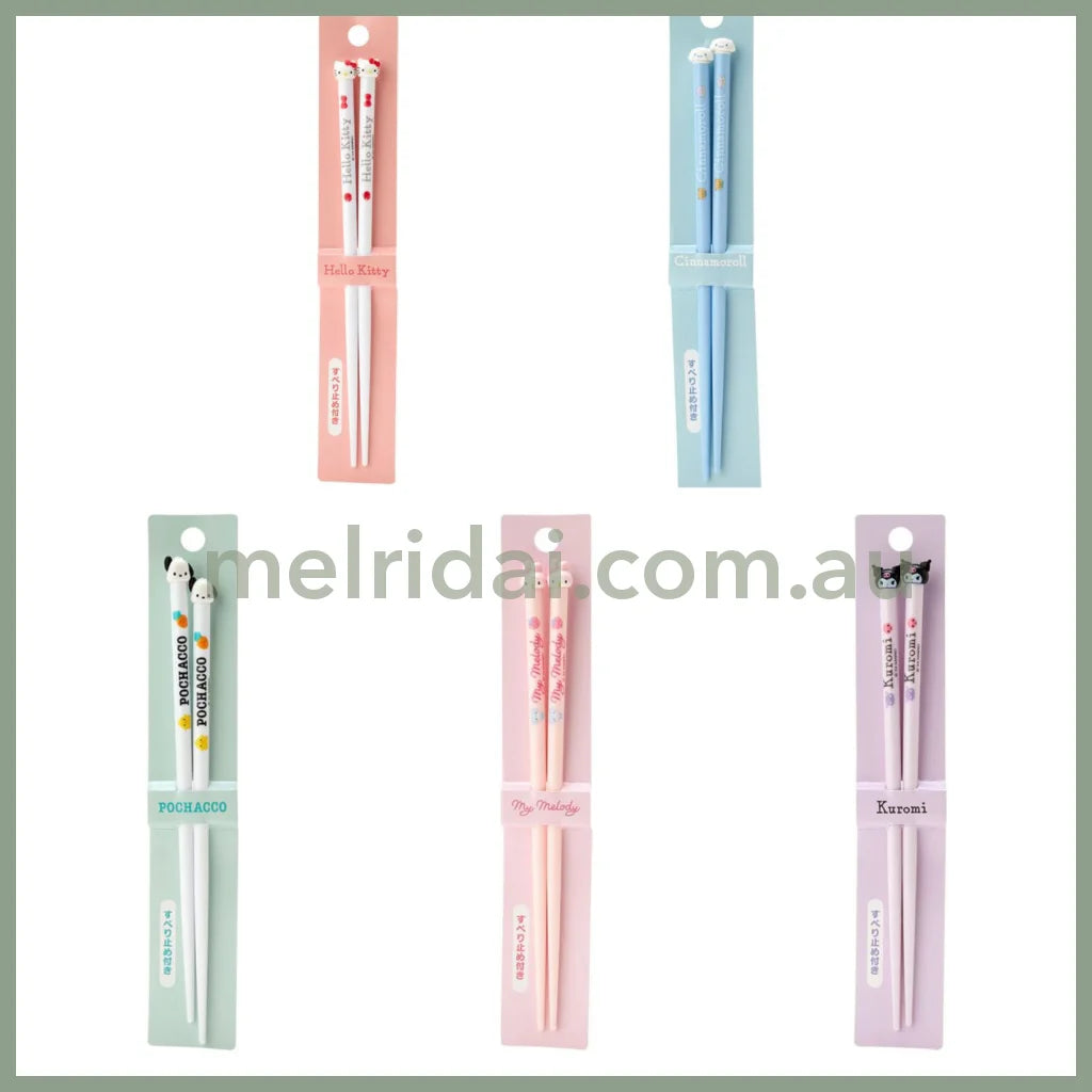Sanrio | Chopstick (21Cm) 日本三丽鸥 玩偶造型筷子 耐温80度 不可进洗碗机