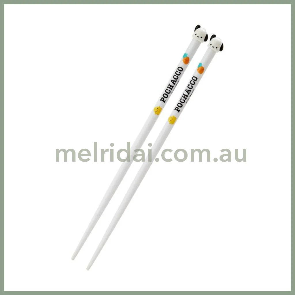 Sanrio | Chopstick (21Cm) 日本三丽鸥 玩偶造型筷子 耐温80度 不可进洗碗机 帕恰狗Pochacco