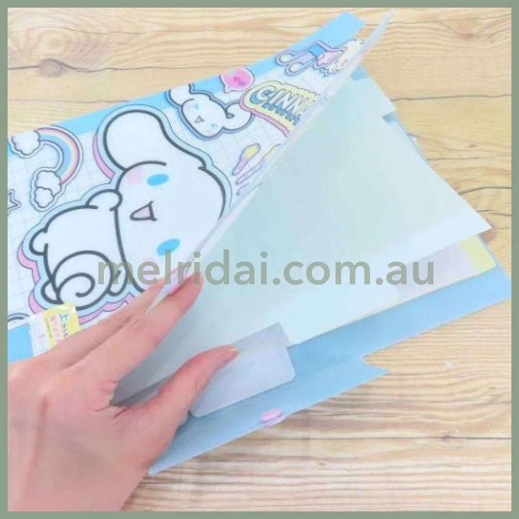 SANRIO | Cinnamoroll A4 Pocket File with Top and Side Access 225 x 315 mm