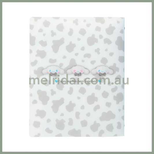 SANRIO | Cinnamoroll B5 26 Hole Binder 220×23×275mm (Monotone Animal)