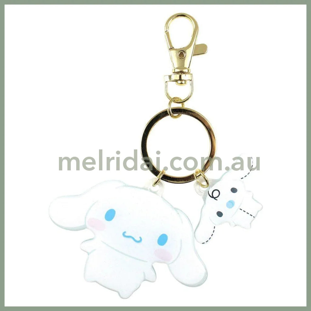SANRIO | Cinnamoroll Die-Cut Twin Key Holder Keychian 13x79x87mm
