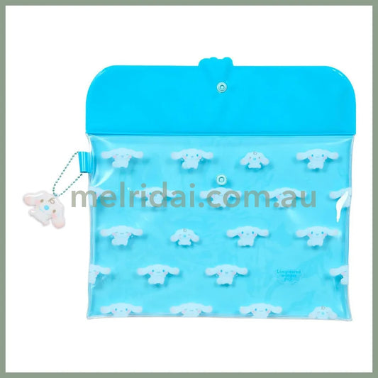 SANRIO | Cinnamoroll Flat Bag 27 x 0.5 x 19.5cm (Cheek Puni Puni/Plump Cheeks)