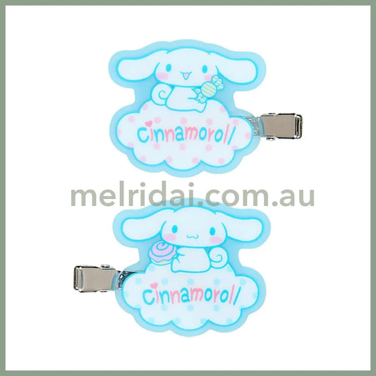 Sanrio | Cinnamoroll Front Hair Clips 14.0 X 7.8 1.3Cm (Personal Accessories Forever)