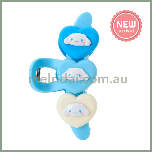 SANRIO | Cinnamoroll Hair Claw Clip 60×55×110mm (Heart)
