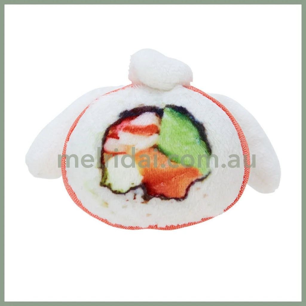 SANRIO | Cinnamoroll Mascot Holder Keychain 10 x 7 x 8mm (Sushi California Roll)