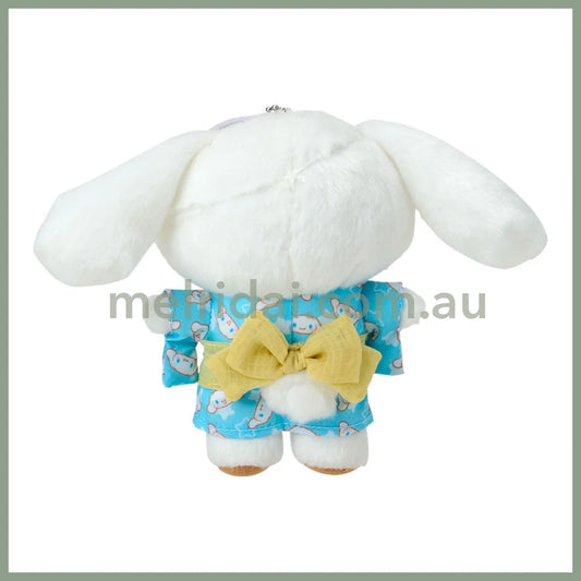 SANRIO | Cinnamoroll Mascot Holder Plush Keychain Bag Charm 10.5×6.5×14.5cm (Summer Festival Character!)