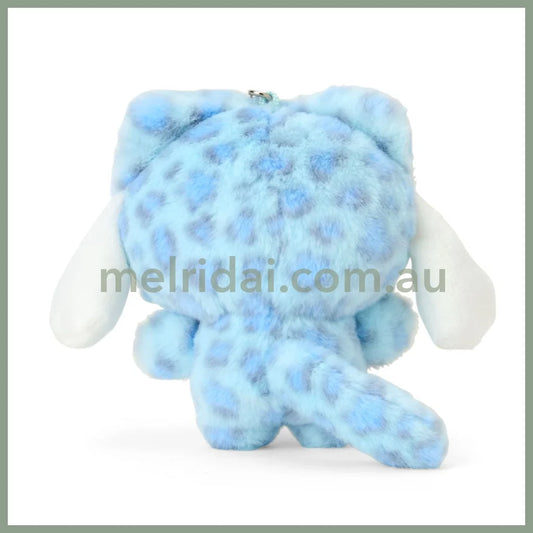 SANRIO | Cinnamoroll Mascot Holder Plush Keychain Bag Charm 90×50×120mm (Leopard Gal Cat)