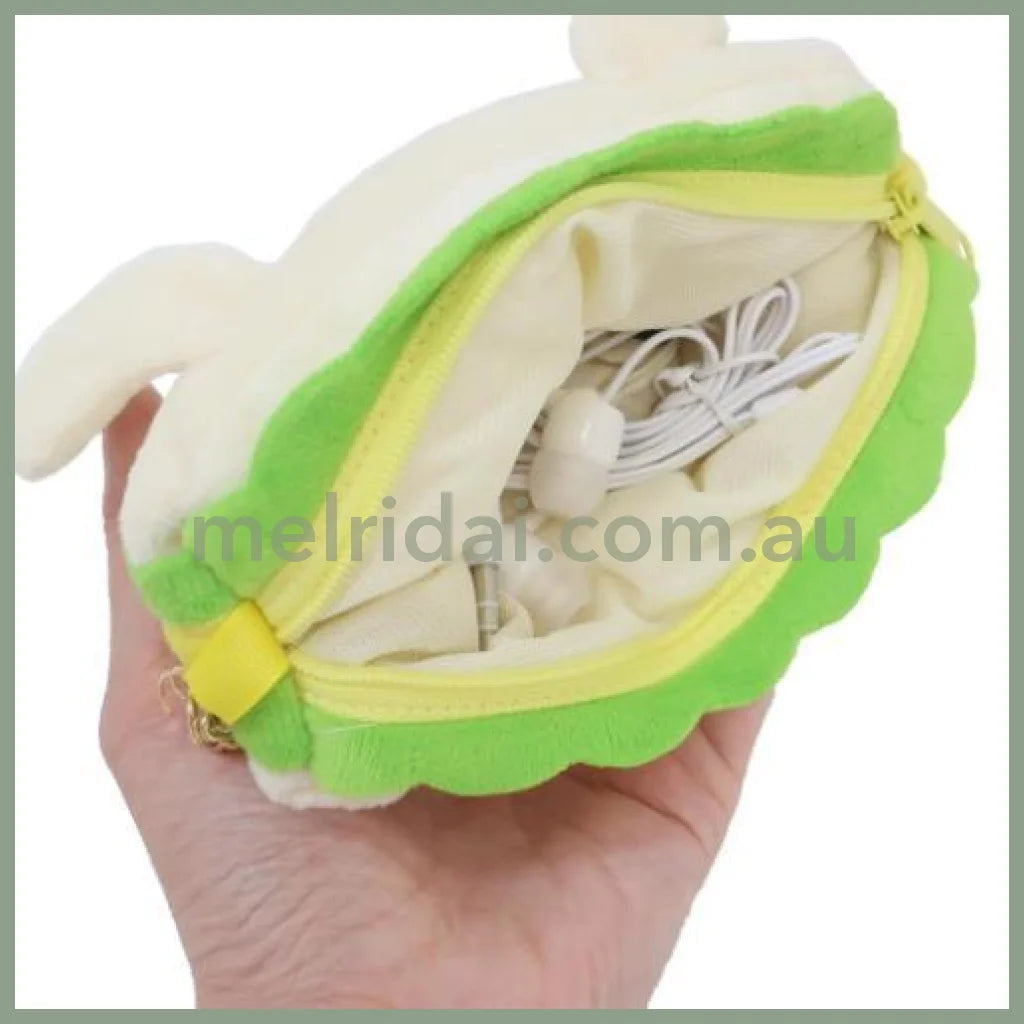 SANRIO | Cinnamoroll Mini Pouch Die-Cut Pouch Bag Charm Keychain H10 x W10 x D5cm (Sandwich)