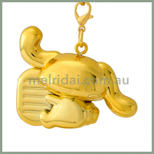 Sanrio | Cinnamoroll Netsuke Gold Color Charm W2.8×D2.6×H4.4Cm (Zodiac Fortune 2024 - Snake)