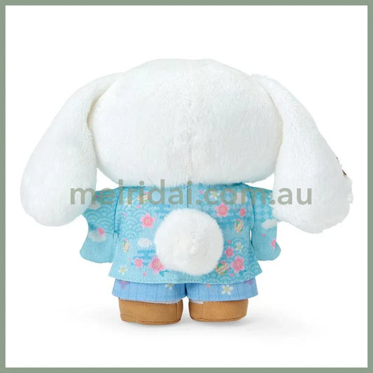 Sanrio | Cinnamoroll Plush Doll 20×8.5×17Cm (Kimono/ Sakura 2024)