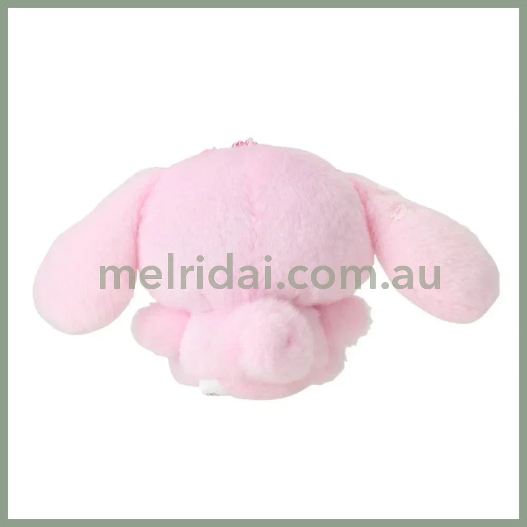SANRIO | Cinnamoroll Plush Mascot Holder Keychain 12.3×9×14.5cm (Sakura 2025)