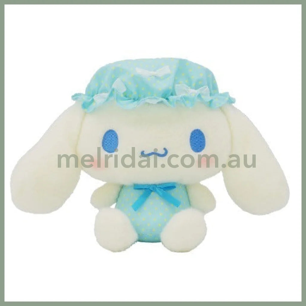 SANRIO | Cinnamoroll Plush Toy Plush Doll S H25×W22×D15cm (Nightcap Ribbon)
