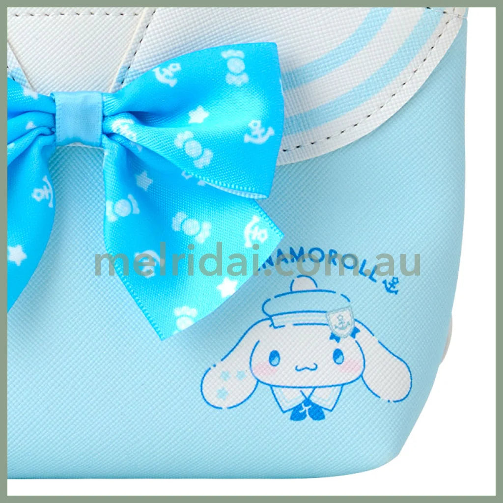 SANRIO | Cinnamoroll Pouch 17.7 x 17.1 x 6.0cm (Sailor Collar)