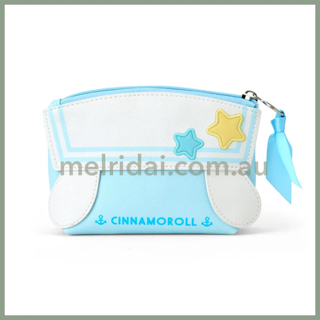SANRIO | Cinnamoroll Pouch 17.7 x 17.1 x 6.0cm (Sailor Collar)