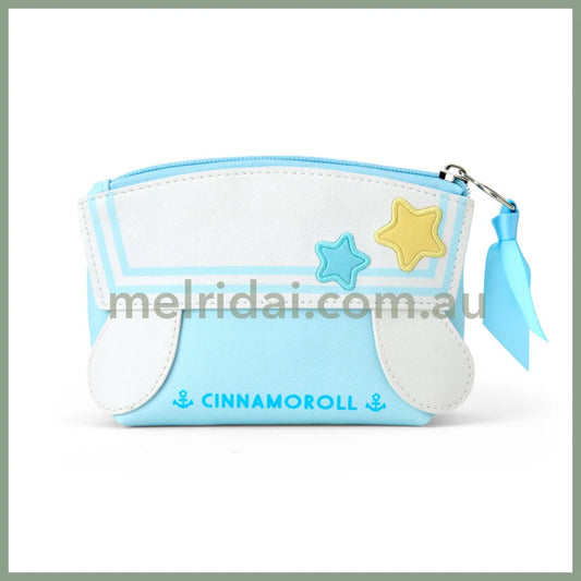 SANRIO | Cinnamoroll Pouch 17.7 x 17.1 x 6.0cm (Sailor Collar)