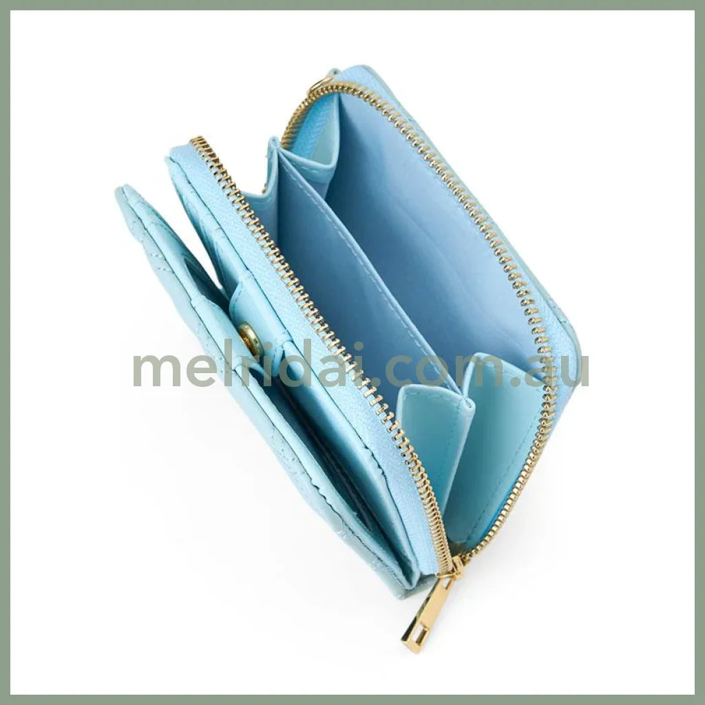 Sanrio | Cinnamoroll Quilting Bi-Fold Wallet W11×D2.5×H9.5Cm