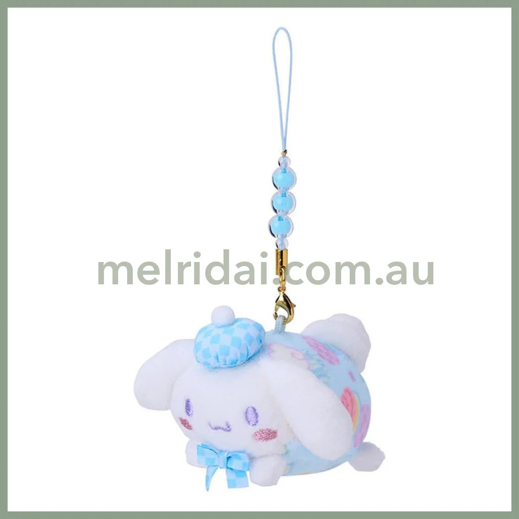 SANRIO | Cinnamoroll Smartphone Strap Plush Mascot 7.5 x 5.3 x 4.7cm (Nagomi Pastel)