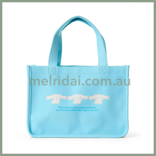 SANRIO | Cinnamoroll Tote Hand Bag 28 x 14 x 20cm (Cheek Puni Puni/Plump Cheeks)