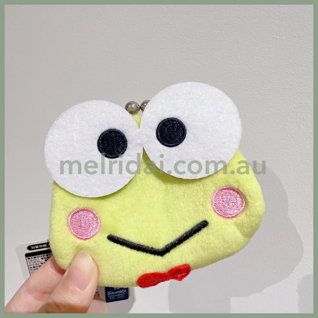 Sanrioclasp Coin Purse W130×H85×D25Mm // Kero Keroppi