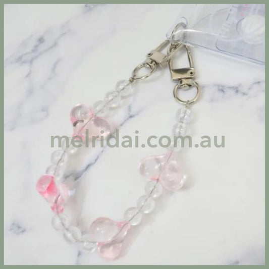 SANRIO | Clear Multi Case with Colorful Bead Chain 110×60×20mm (My Melody 50th Anniversary)