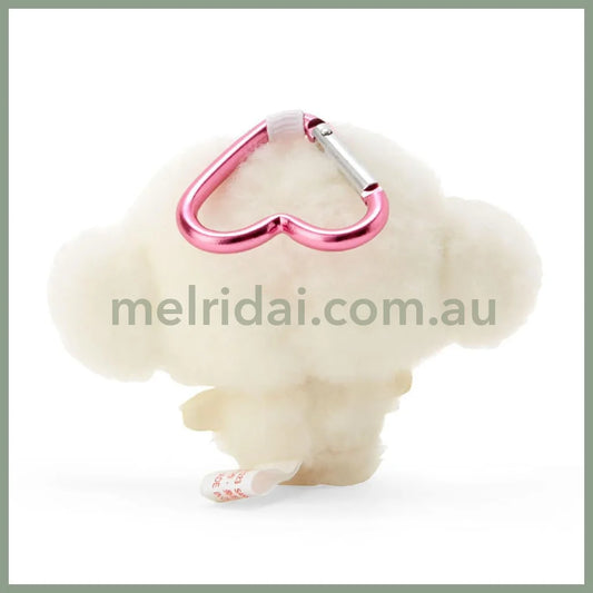 SANRIO | Cogimyun Plush Mini Mascot Holder with Heart Carabiner Bag Charm 6×4×10cm