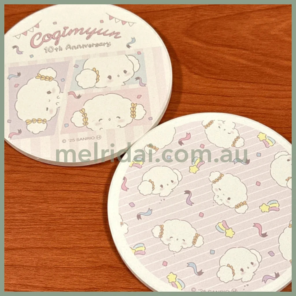 SANRIO | Cogimyun Water Absorbent Coaster A (10th Anniversary Flyer)
