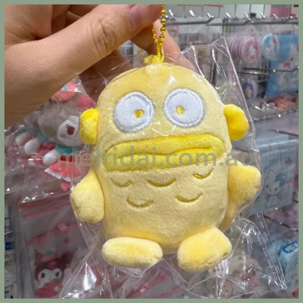 SANRIO | Colorful Hangyodon Mini Mascot Holder Keychain Bag Charm 10cm Approx. (Light Yellow)