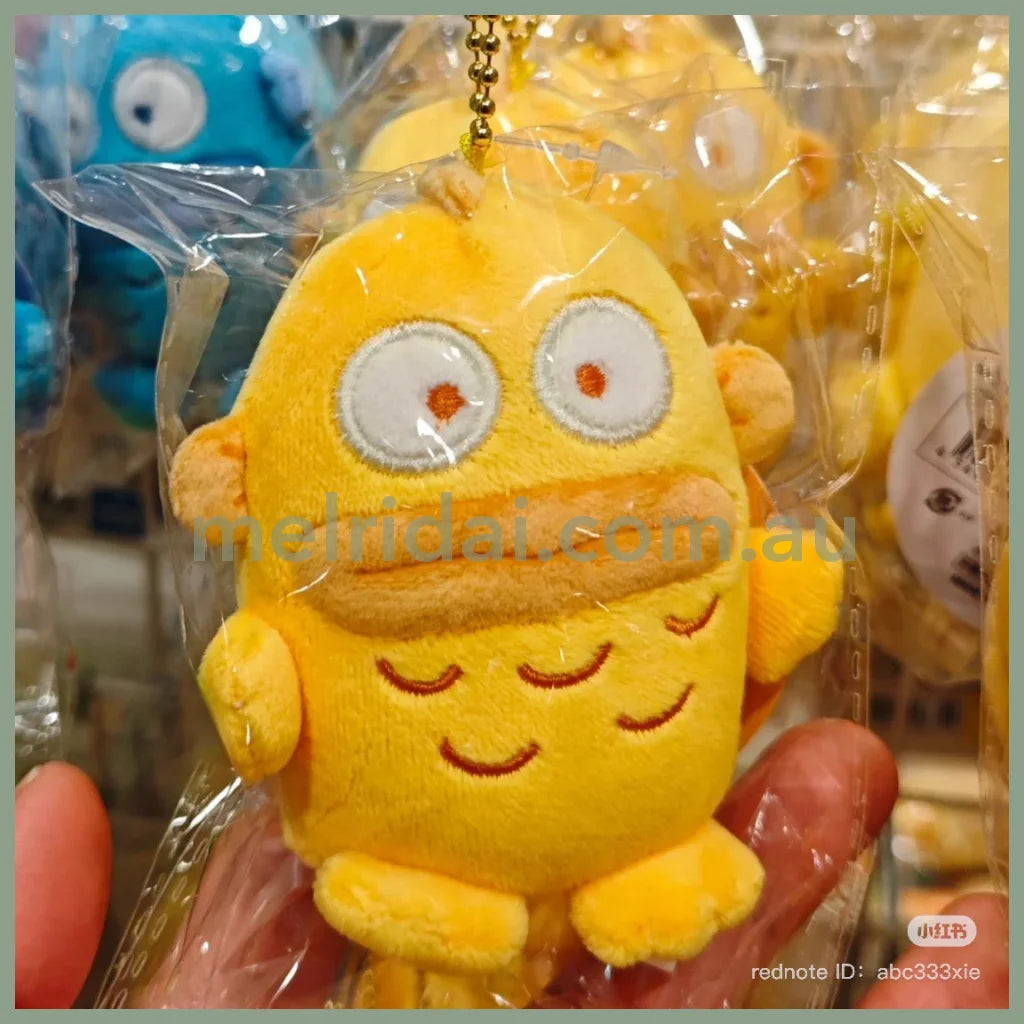 SANRIO | Colorful Hangyodon Mini Mascot Holder Keychain Bag Charm 10cm Approx. (Yellow)