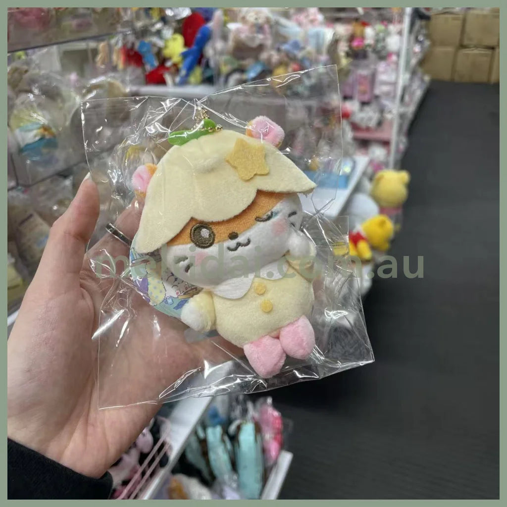 SANRIO | Coro Coro Kuririn Mascot Holder Plush Keychain Bag Charm 10cm Approx. (Pyjama Party)