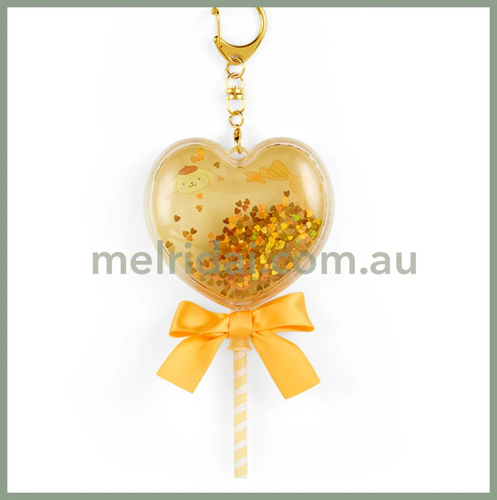 Sanriocustom Balloon Charm Yellow-Pom Pom Purin