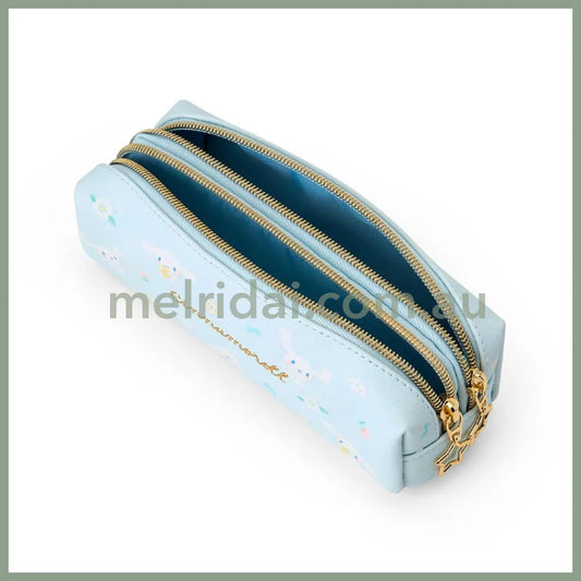 SANRIO | Double Zipper Pen Case Pencil Pouch 18.5×6×6cm (Cinnamoroll)