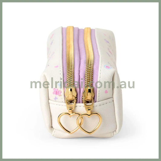 SANRIO | Double Zipper Pen Case Pencil Pouch 18.5×6×6cm (Hello Kitty)