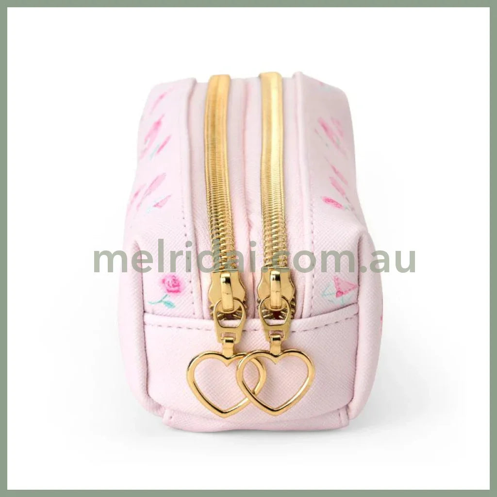 SANRIO | Double Zipper Pen Case Pencil Pouch 18.5×6×6cm (My Melody)