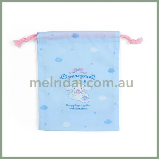 Sanrio | Drawstring Bag S 15×7×19Cm / Cinnamoroll