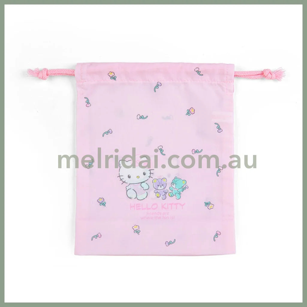 Sanrio | Drawstring Bag S 15×7×19Cm / Hello Kitty