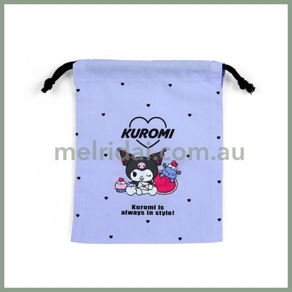 Sanrio | Drawstring Bag S 15×7×19Cm / Kuromi