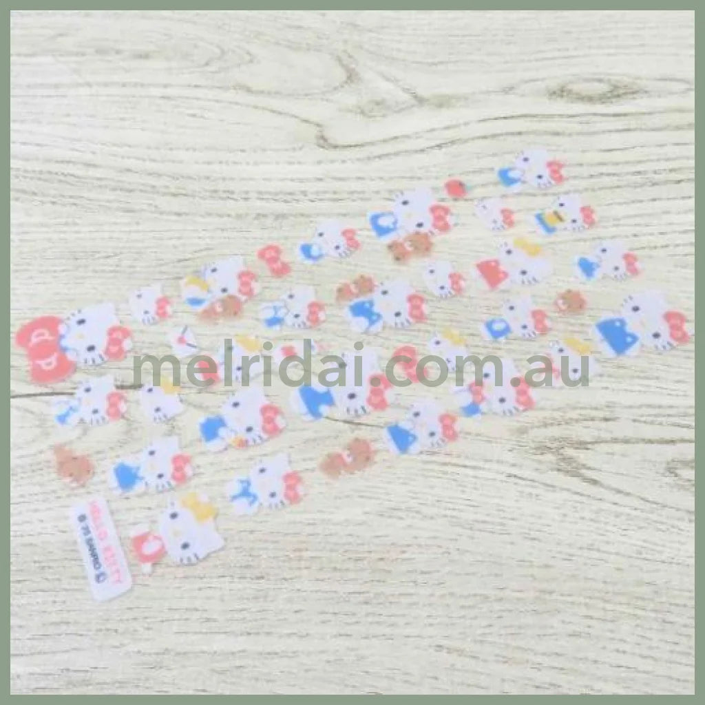 SANRIO | Fluffy Felt Sticker 90x175x1mm (Hello Kitty & Hello Mimmy & Tiny Chum)