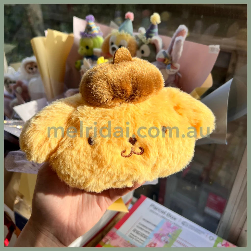 Sanrio | Fluffy Pass/Id Case 14 X 12 5Cm 日本三丽鸥 毛茸茸伸缩绳卡套/零钱包/挂件/包挂