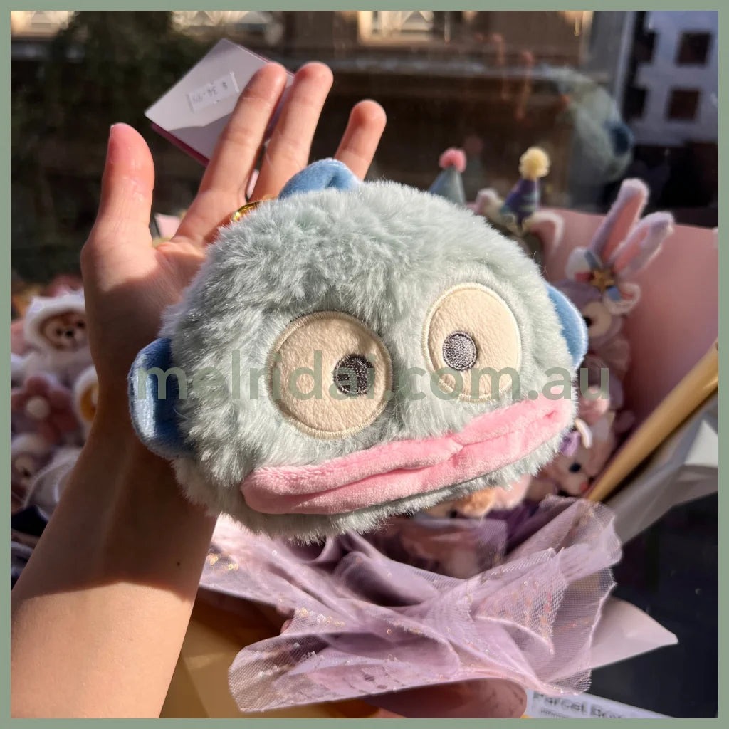 Sanrio | Fluffy Pass/Id Case 14 X 12 5Cm 日本三丽鸥 毛茸茸伸缩绳卡套/零钱包/挂件/包挂