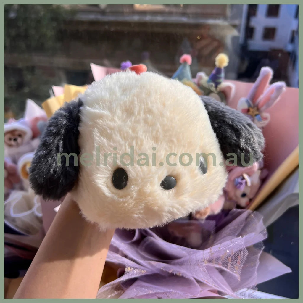Sanrio | Fluffy Pass/Id Case 14 X 12 5Cm 日本三丽鸥 毛茸茸伸缩绳卡套/零钱包/挂件/包挂