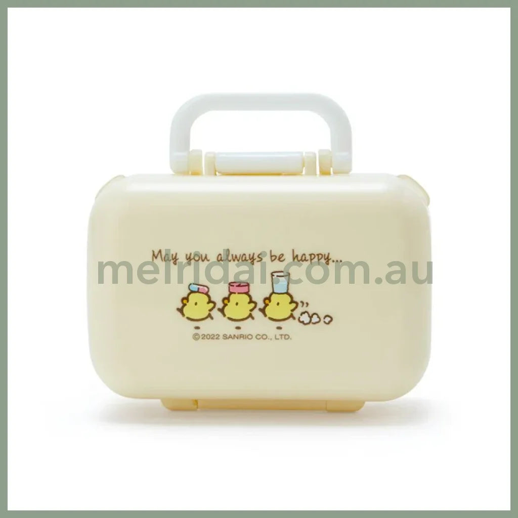 SANRIO | Foldable Compact Medicine Case 7.5×3.3×5.8cm (Pochacco)