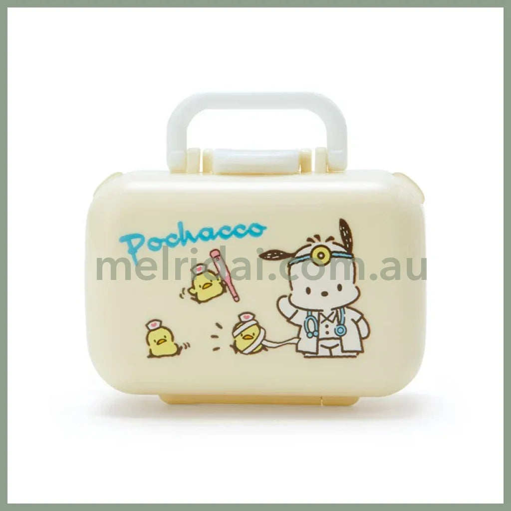 SANRIO | Foldable Compact Medicine Case 7.5×3.3×5.8cm (Pochacco)