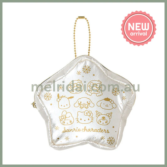 SANRIO | Foldable Eco Bag 280×3×320m with Case 120×20×110mm (Sparkling Winter)