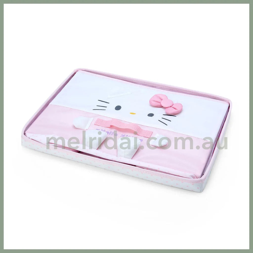 Sanrio | Folding Storage Case L 38×26×26Cm 日本三丽鸥 可折叠多用收纳/衣服收纳/脏衣娄 有提手 凯蒂猫Hello Kitty