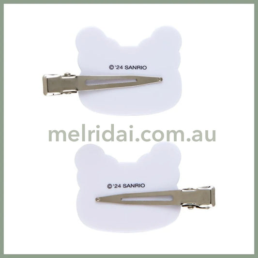 Sanrio | Hanamaru Ghost Front Hair Clip Set Of 2 Bangs Chlip