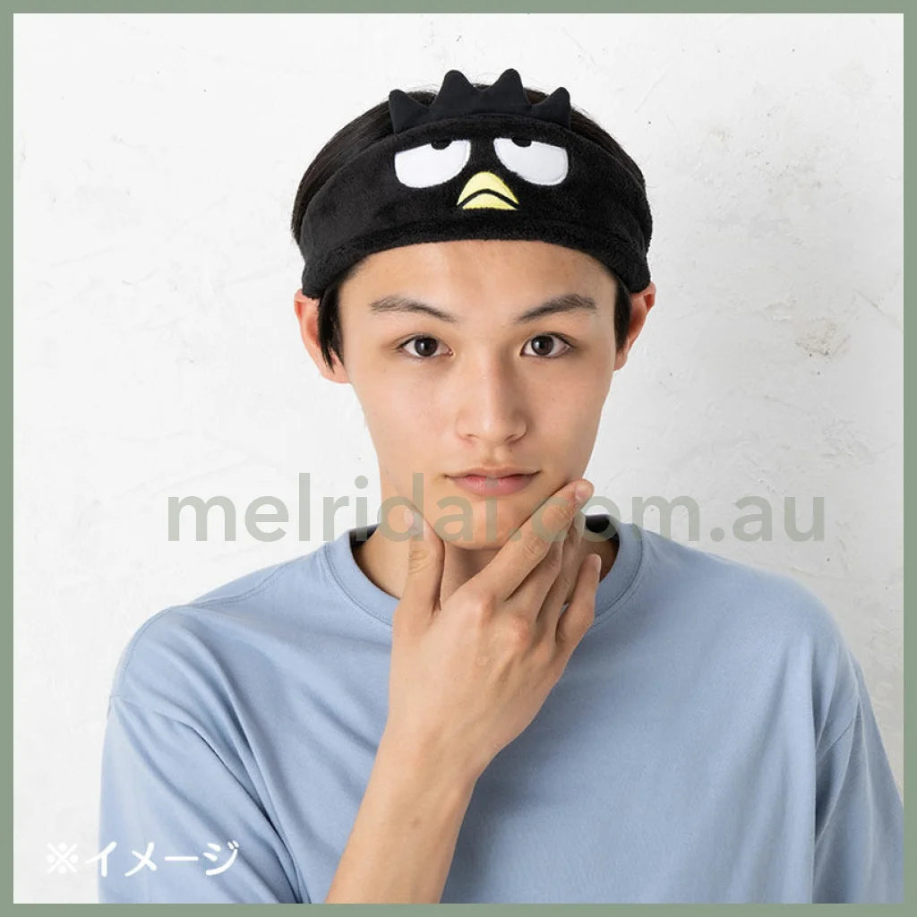 Sanrio | Hair Band 15.5×5×12Cm日本三丽鸥 新款背后松紧伸缩发带/洗脸敷面膜束发带 酷企鹅 Badtz-Maru