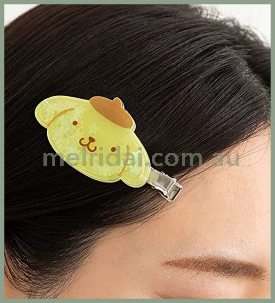 Sanriohair Clip Shaka Pom Purin 2